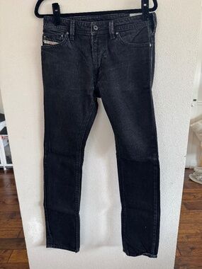 Diesel Industry Black Denim Jeans Thavar Style